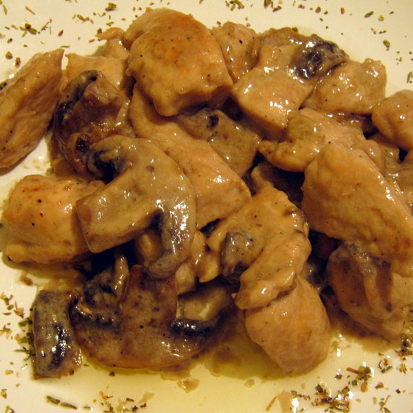Kremalı Mantarlı Tavuk